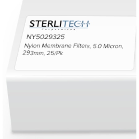 STERLITECH Nylon Membrane Filters, 5.0 Micron, 293mm, PK25 NY5029325